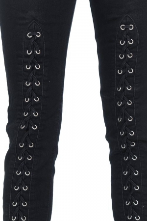 black diamante jeans