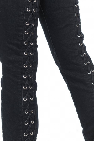 black diamante jeans